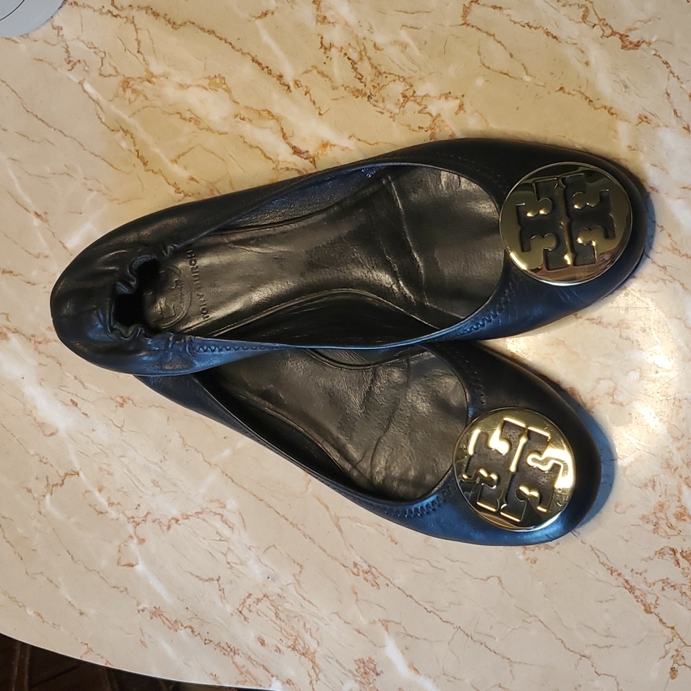 Tori Burch Reva leather ballet flats